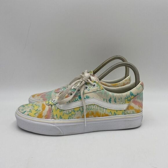Vans Ward Womens Shoes Sneakers Skate Casual Low Top tie-dye colored Size 8.5 - Picture 1 of 11